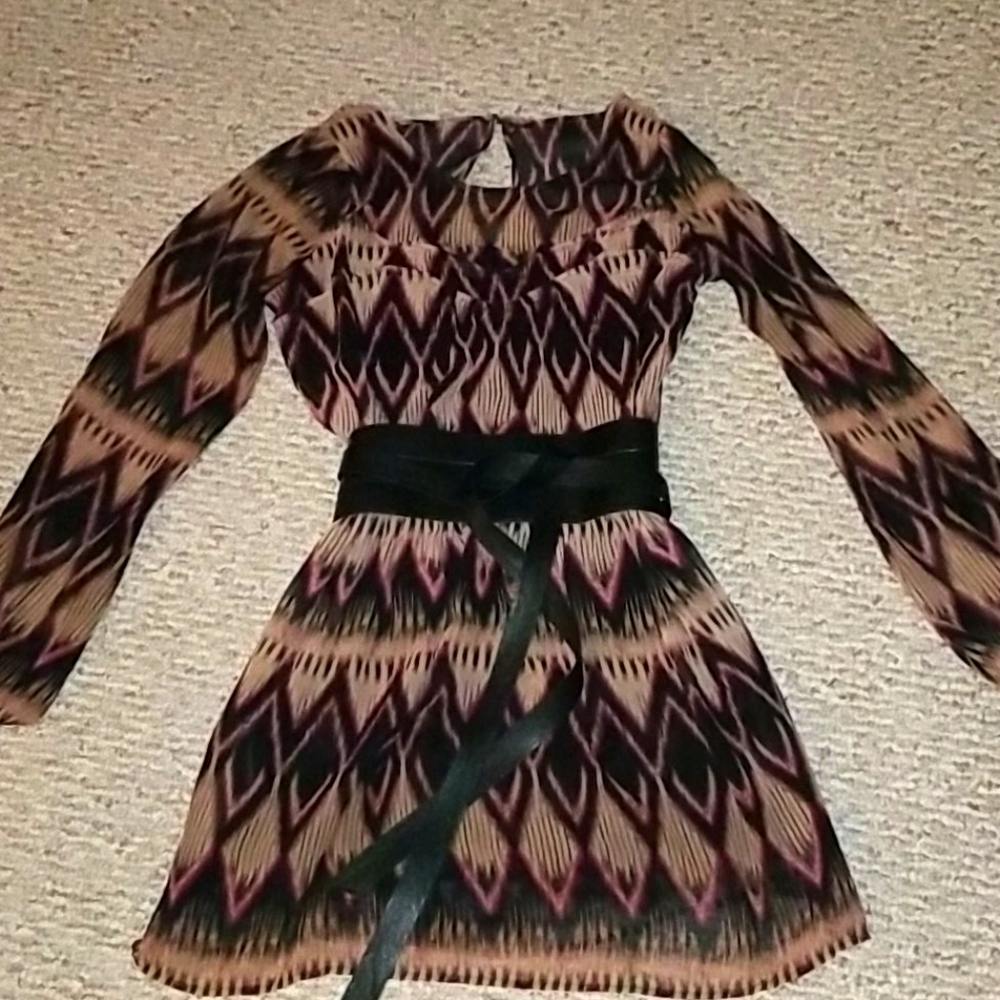 Express Tribal Print Dress